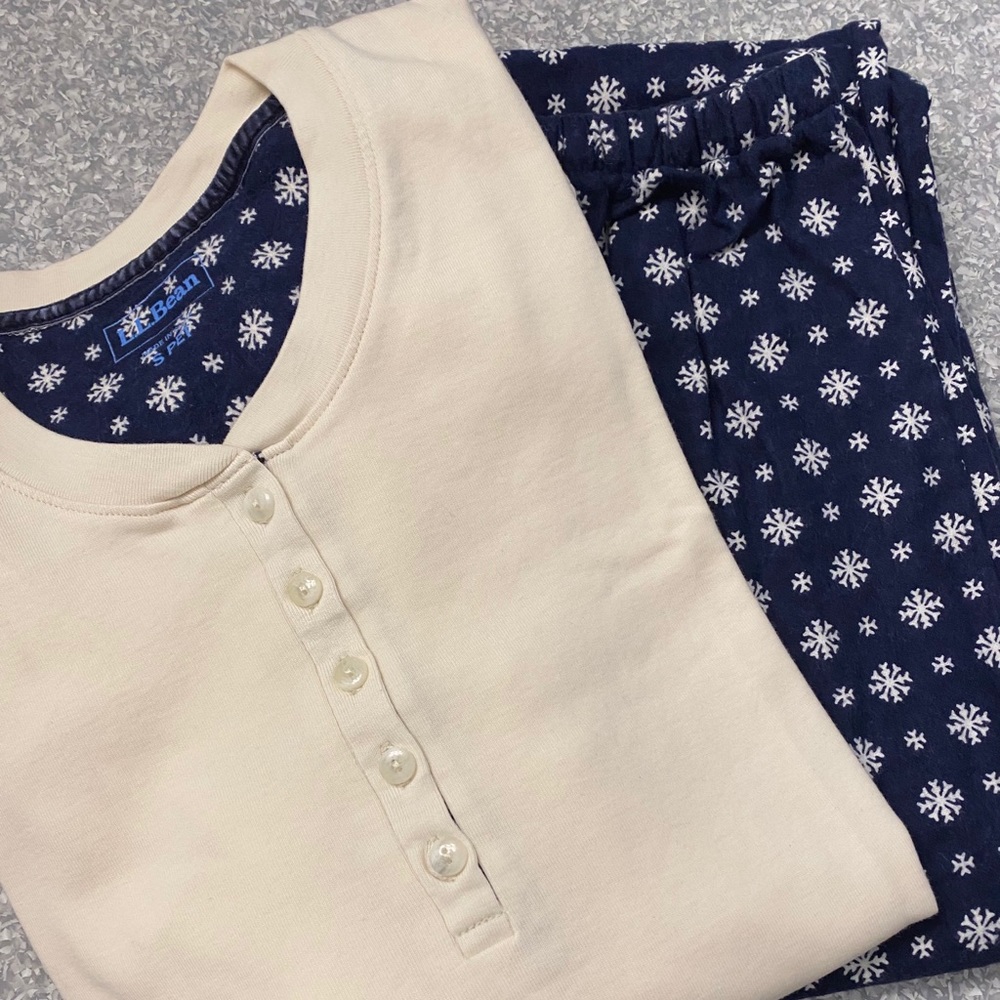 LL Bean Cozy pajamas